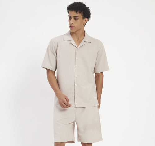 beige-cuban-collar-men-coord-set