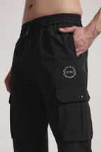 black-cargo-joggers