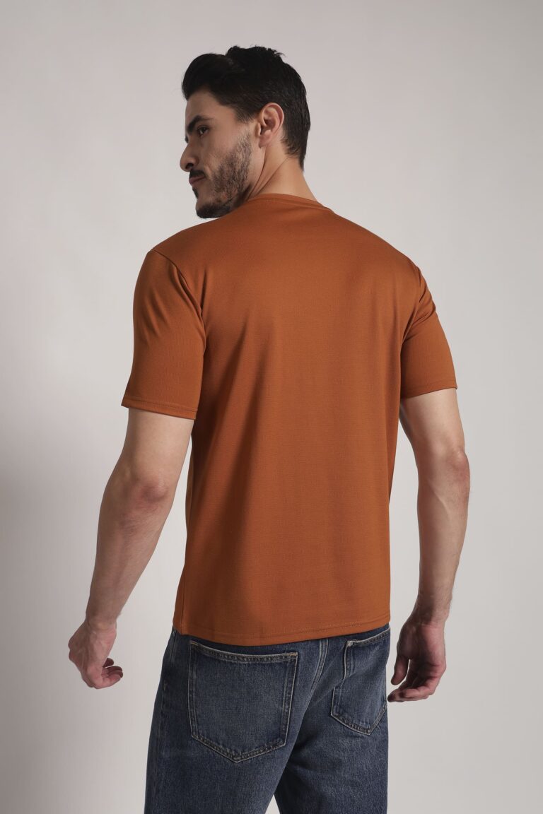 Rust Orange Multicolor Graphic T-Shirt