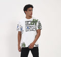 Zocco White Graffiti Graphic T-Shirt - Street Style Print