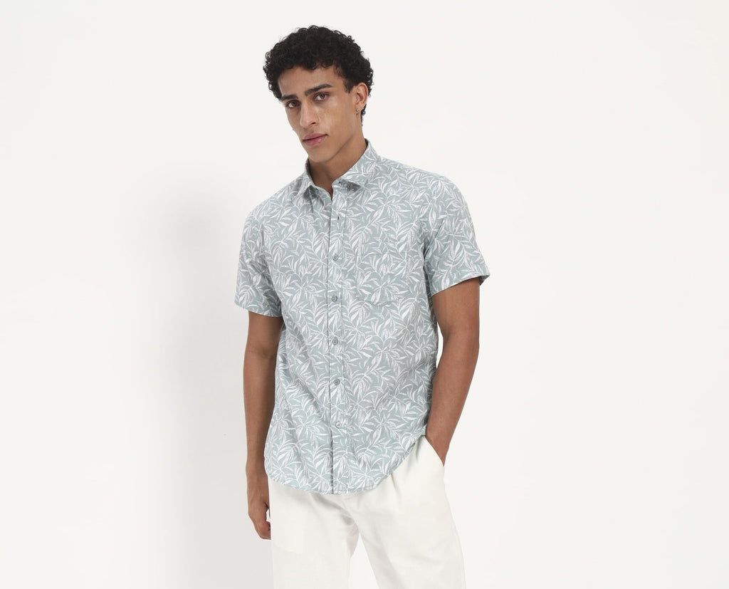 mist-green-tropical-leaf-print-shirt