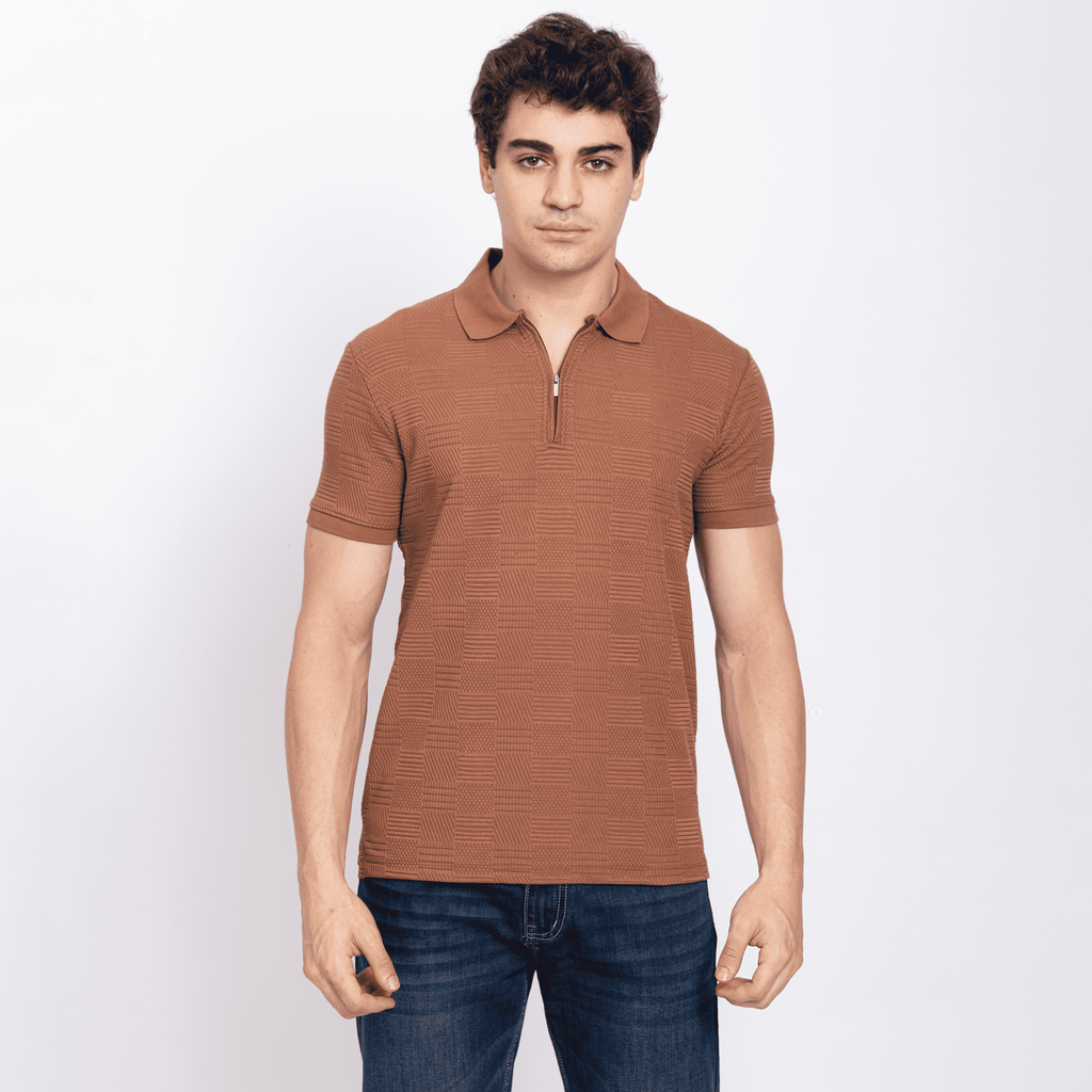 Half Sleeve Collar T-Shirt