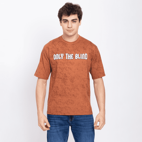 Half Sleeve Round Neck T-Shirt with Front & Back Print