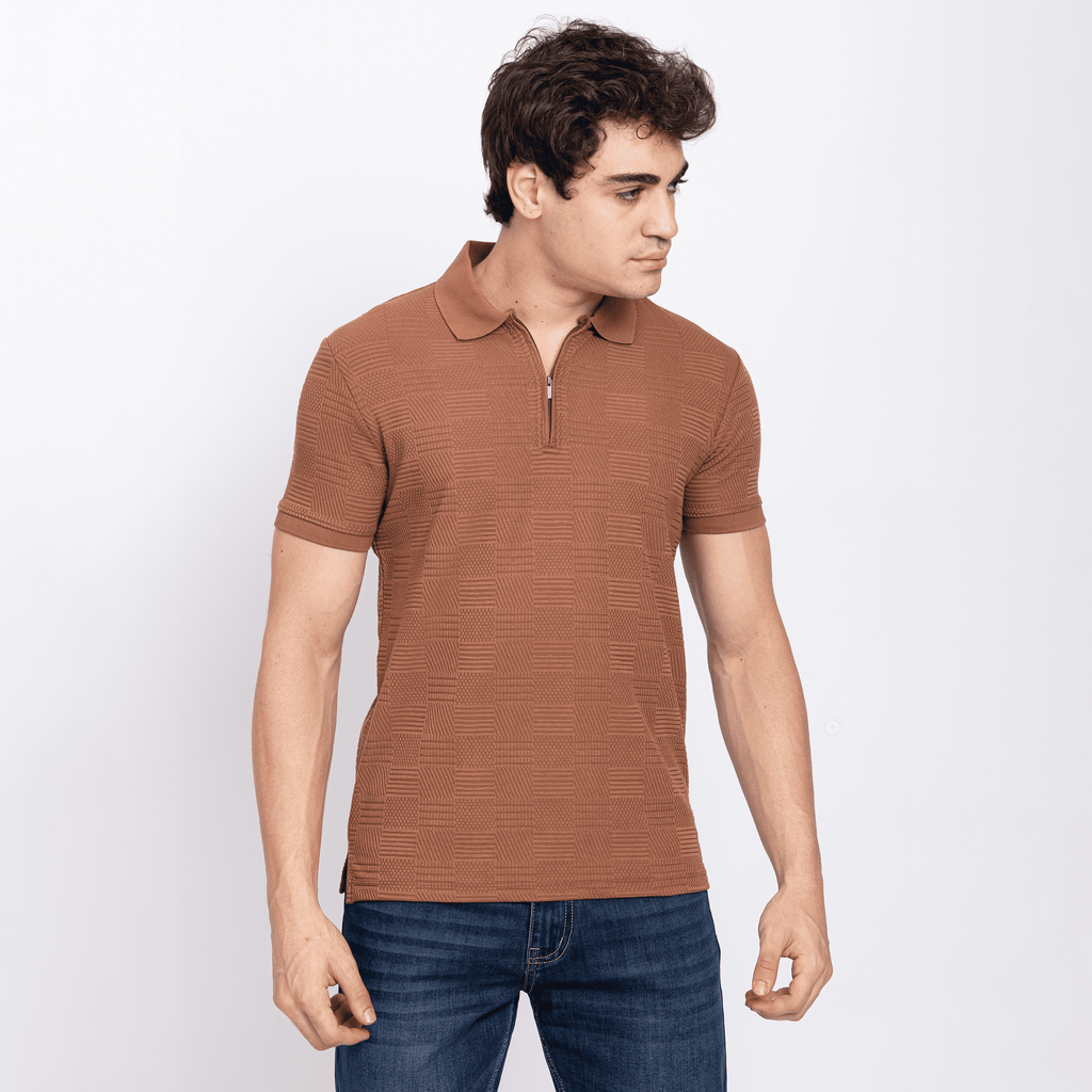 Half Sleeve Collar T-Shirt