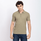 Half Sleeve Collar T-Shirt