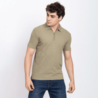 Half Sleeve Collar T-Shirt