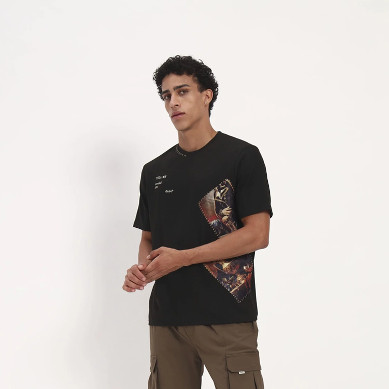 ZOCCO Black Patch Graphic T-Shirt
