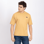 Half Sleeve Round Neck T-Shirt with Front & Back Print