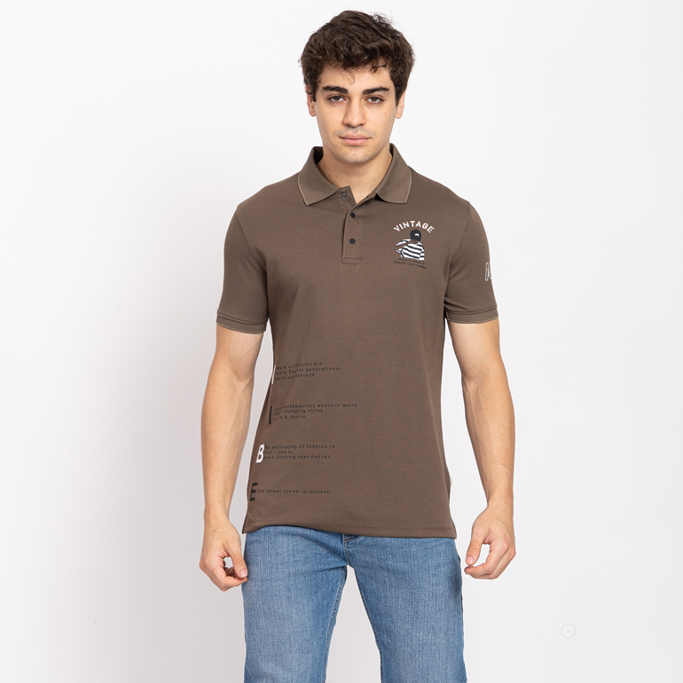 Half Sleeve Collar T-Shirt