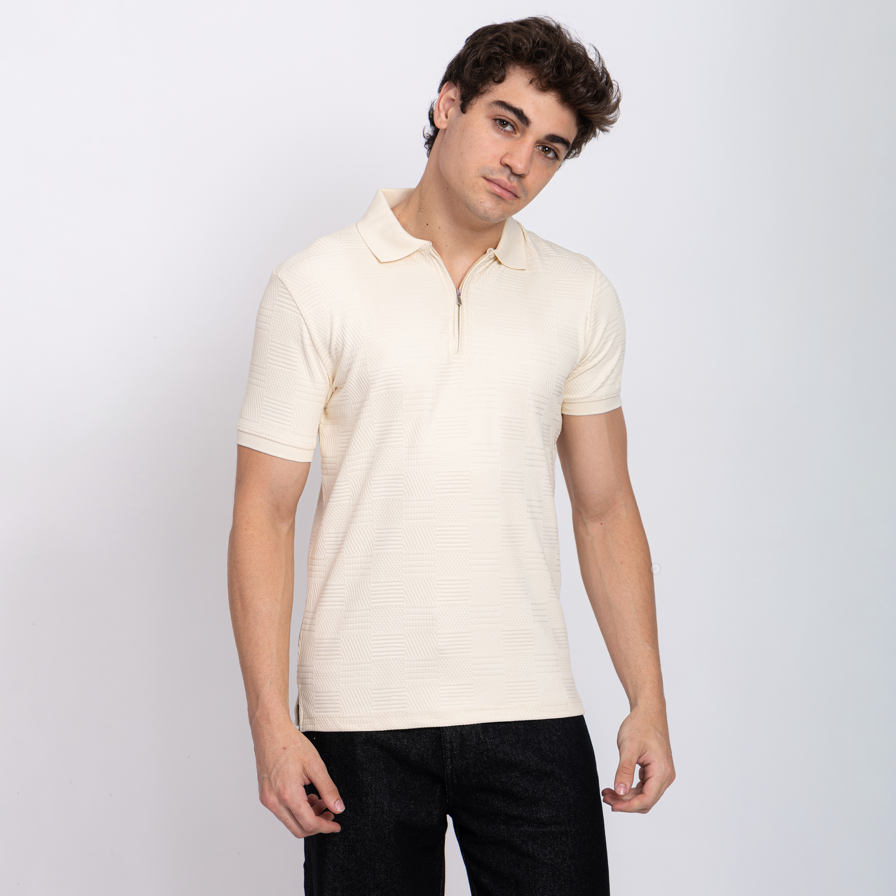 Half Sleeve Collar T-Shirt