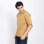 Half Sleeve Round Neck T-Shirt with Front & Back Print