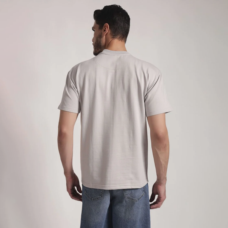 Light Grey Minimal Logo T-Shirt