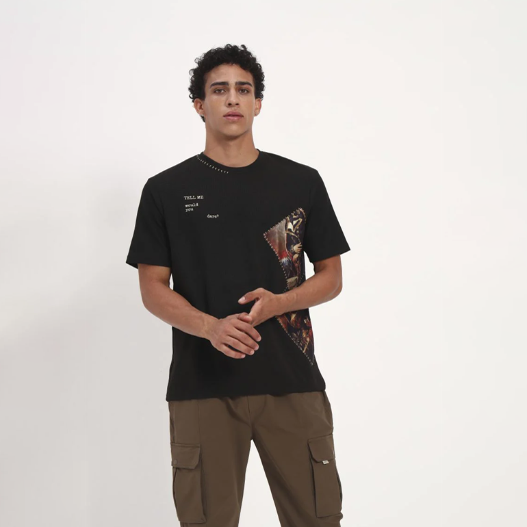 ZOCCO Black Patch Graphic T-Shirt