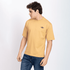 Half Sleeve Round Neck T-Shirt with Front & Back Print
