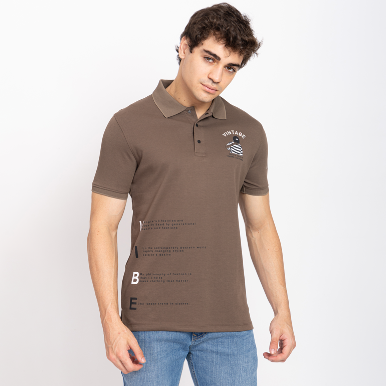 Half Sleeve Collar T-Shirt