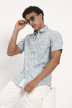 mist-green-tropical-leaf-print-shirt
