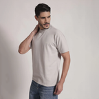 Light Grey Minimal Logo T-Shirt