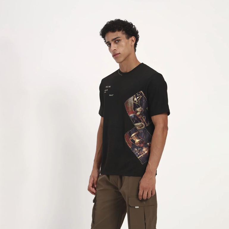 ZOCCO Black Patch Graphic T-Shirt