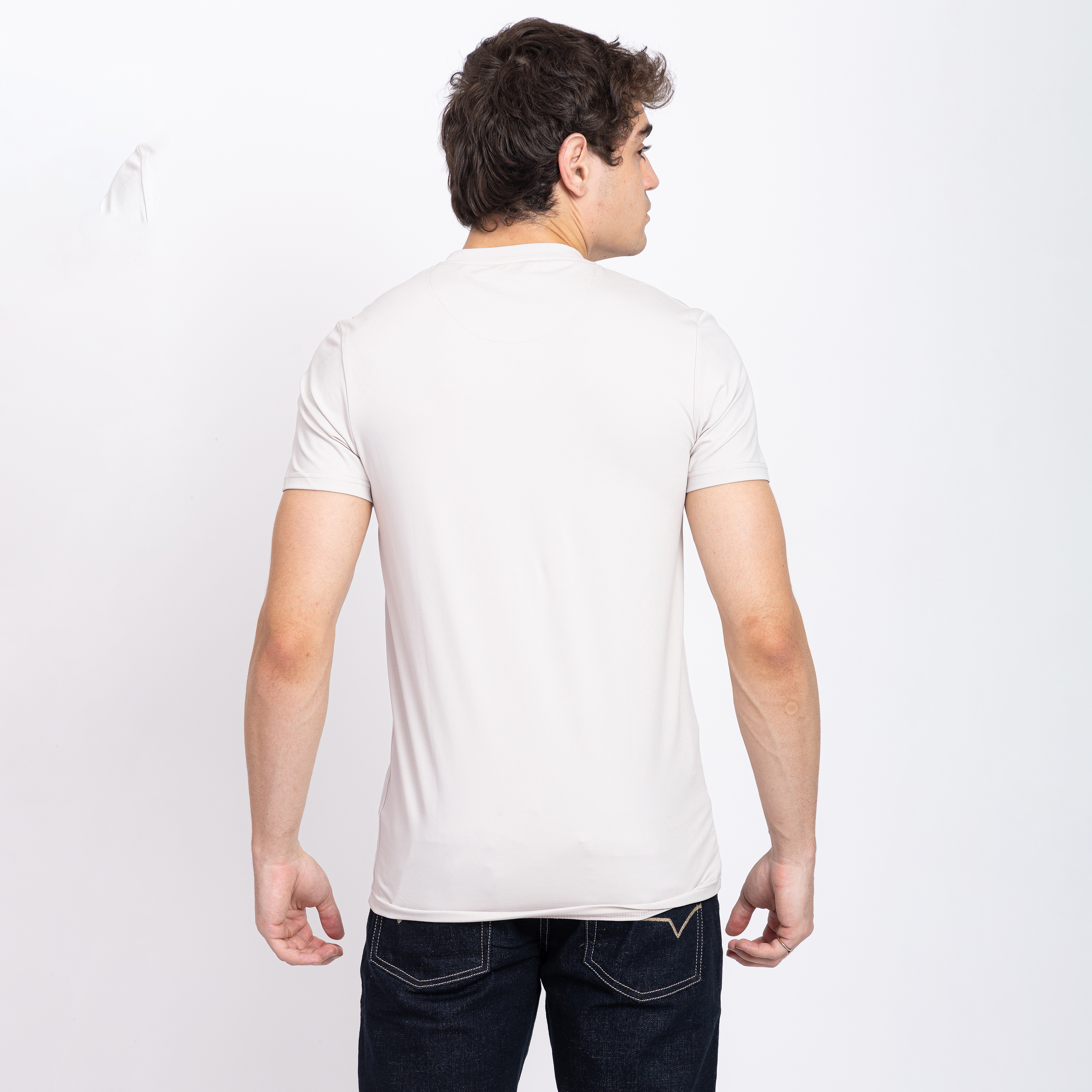 Half Sleeve Round Neck T-Shirt with Pocket
