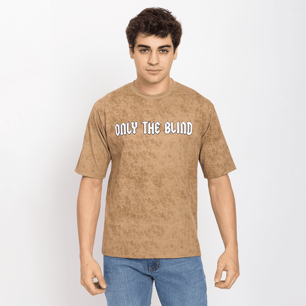 Half Sleeve Round Neck T-Shirt with Front & Back Print