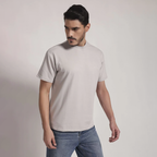 Light Grey Minimal Logo T-Shirt