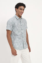 mist-green-tropical-leaf-print-shirt
