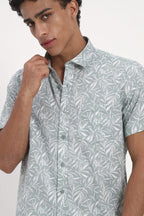 mist-green-tropical-leaf-print-shirt