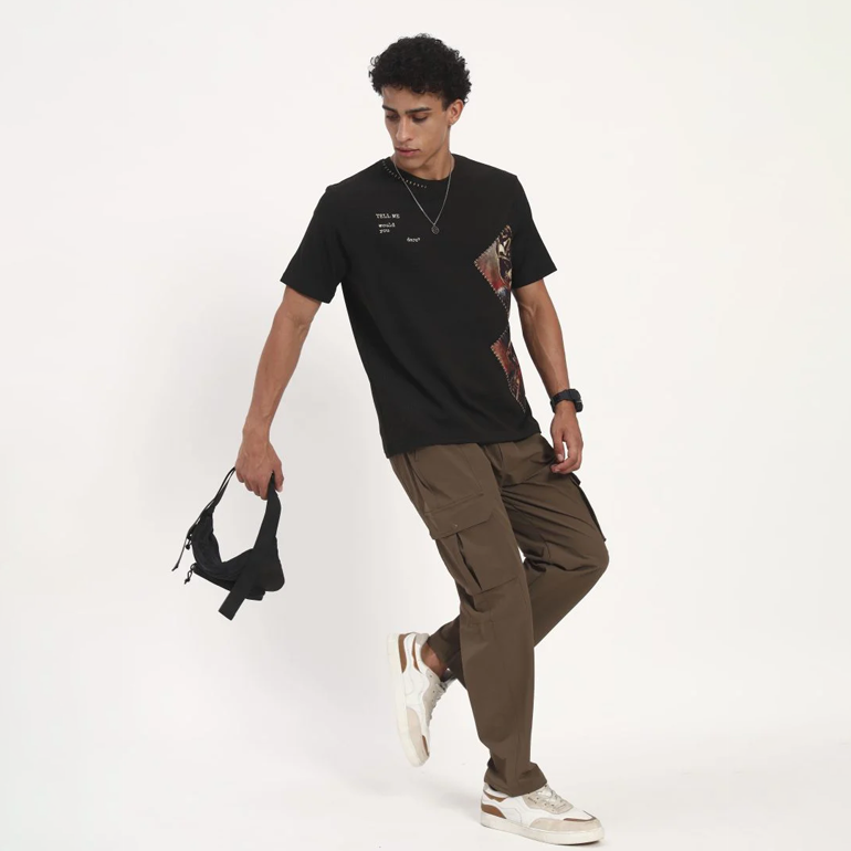 ZOCCO Black Patch Graphic T-Shirt