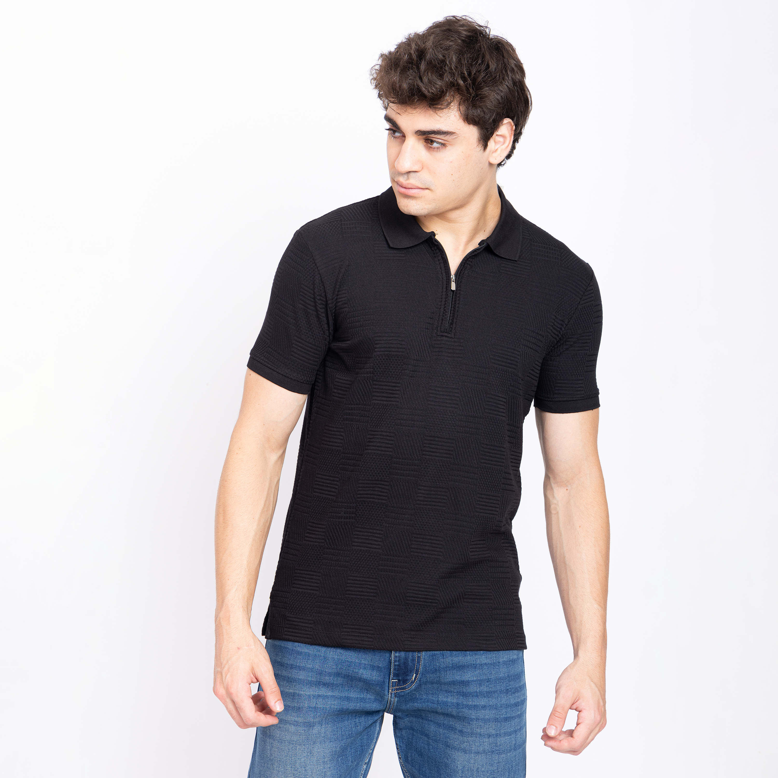 Half Sleeve Collar T-Shirt