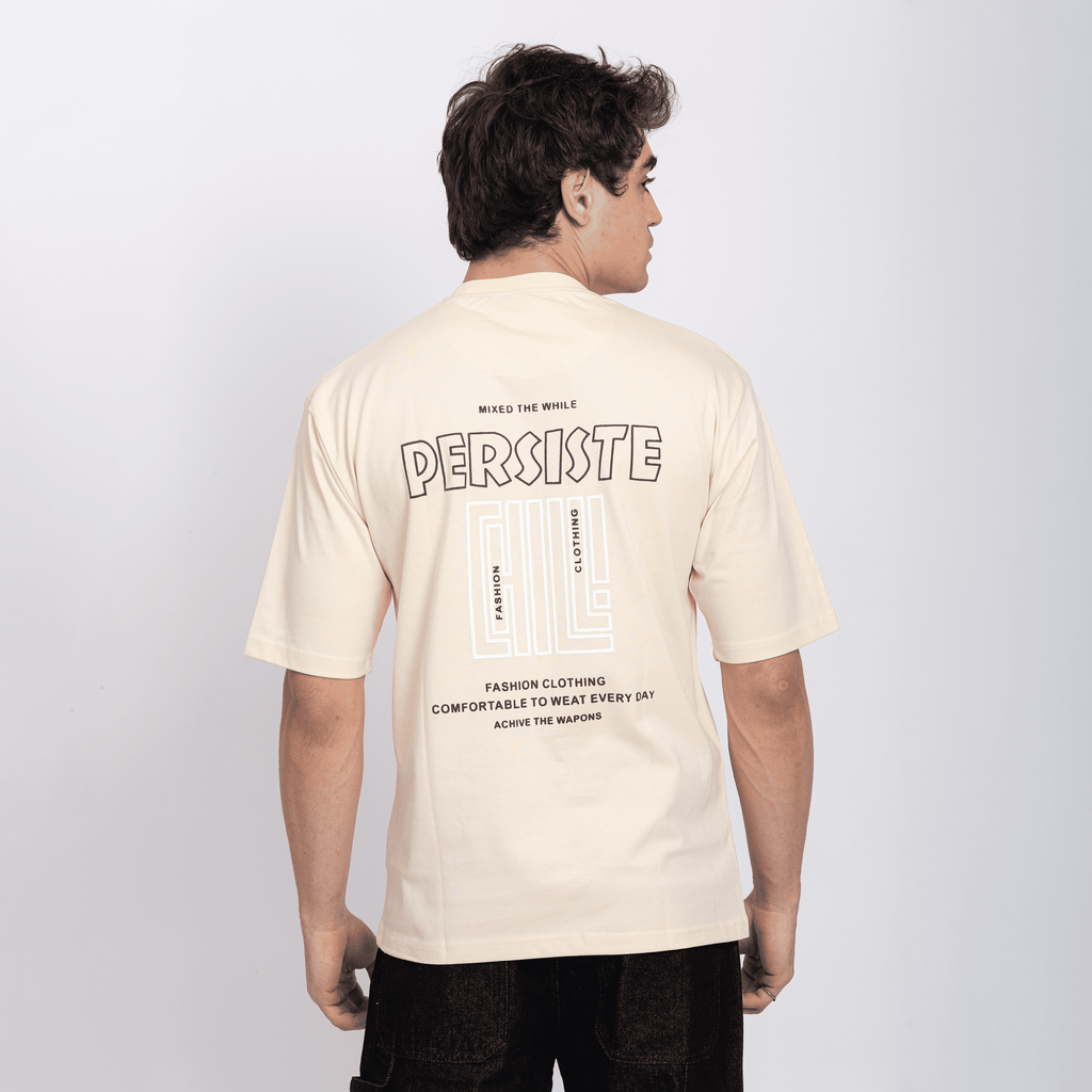 Half Sleeve Round Neck T-Shirt with Front & Back Print