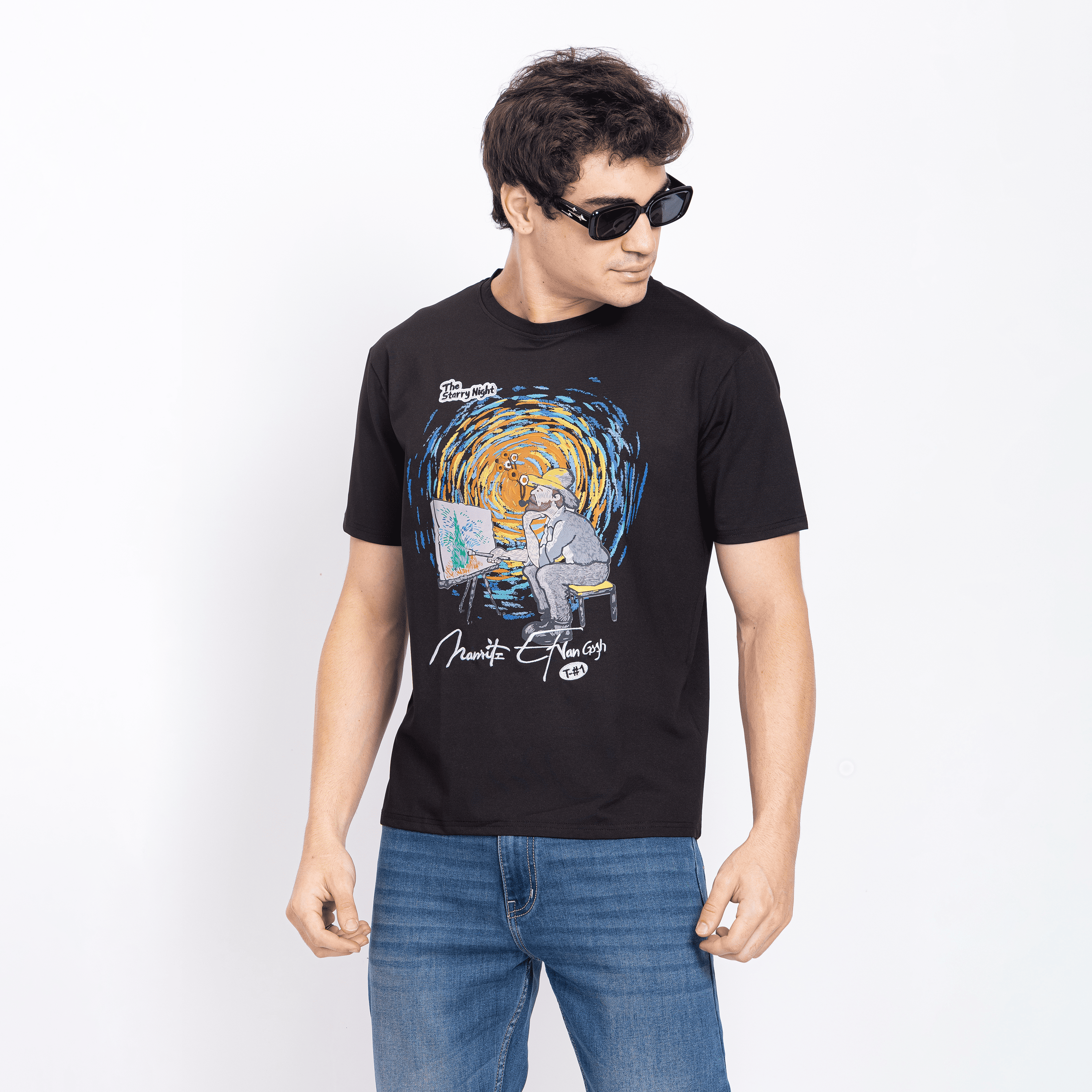 Half Sleeve Round Neck T-Shirt