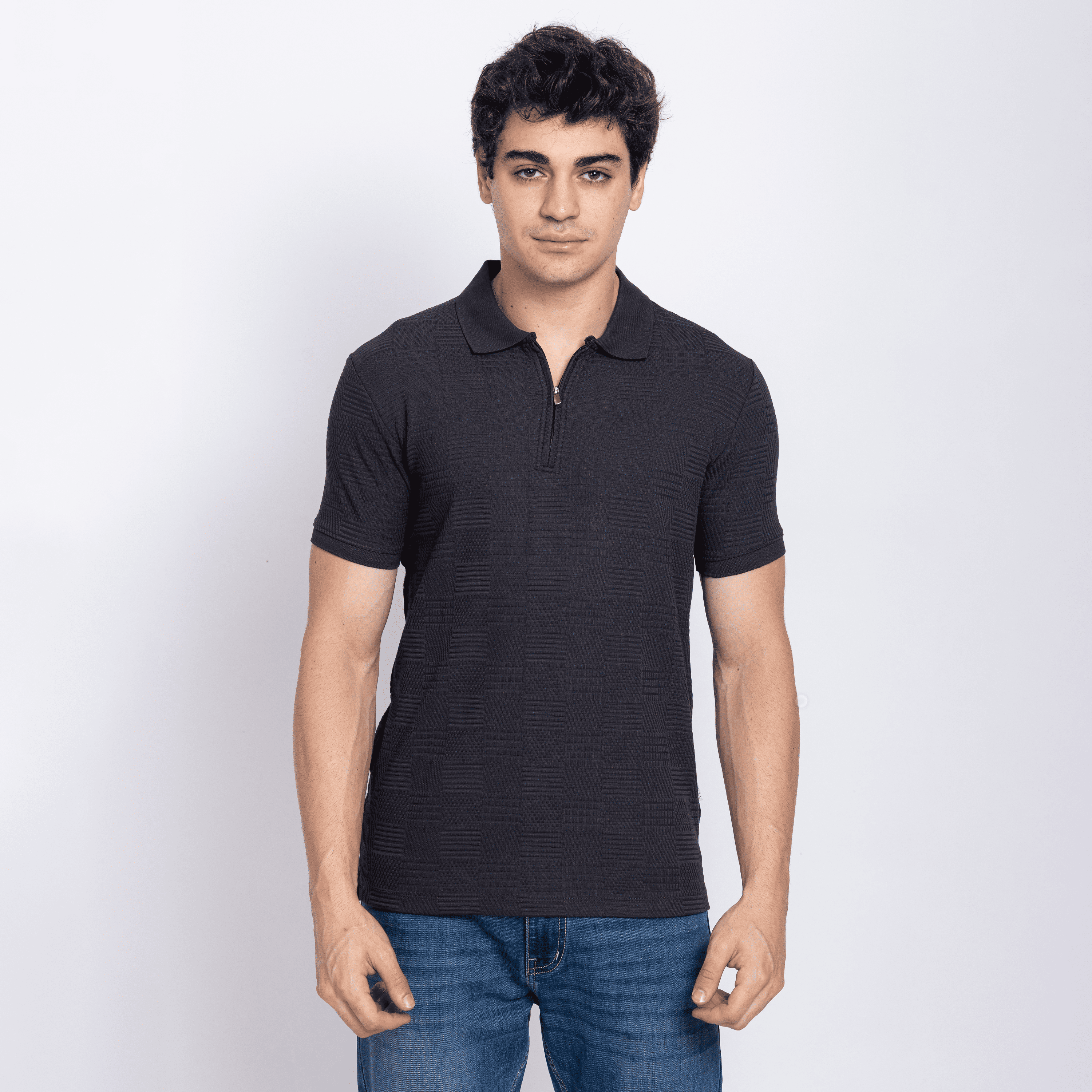 Half Sleeve Collar T-Shirt