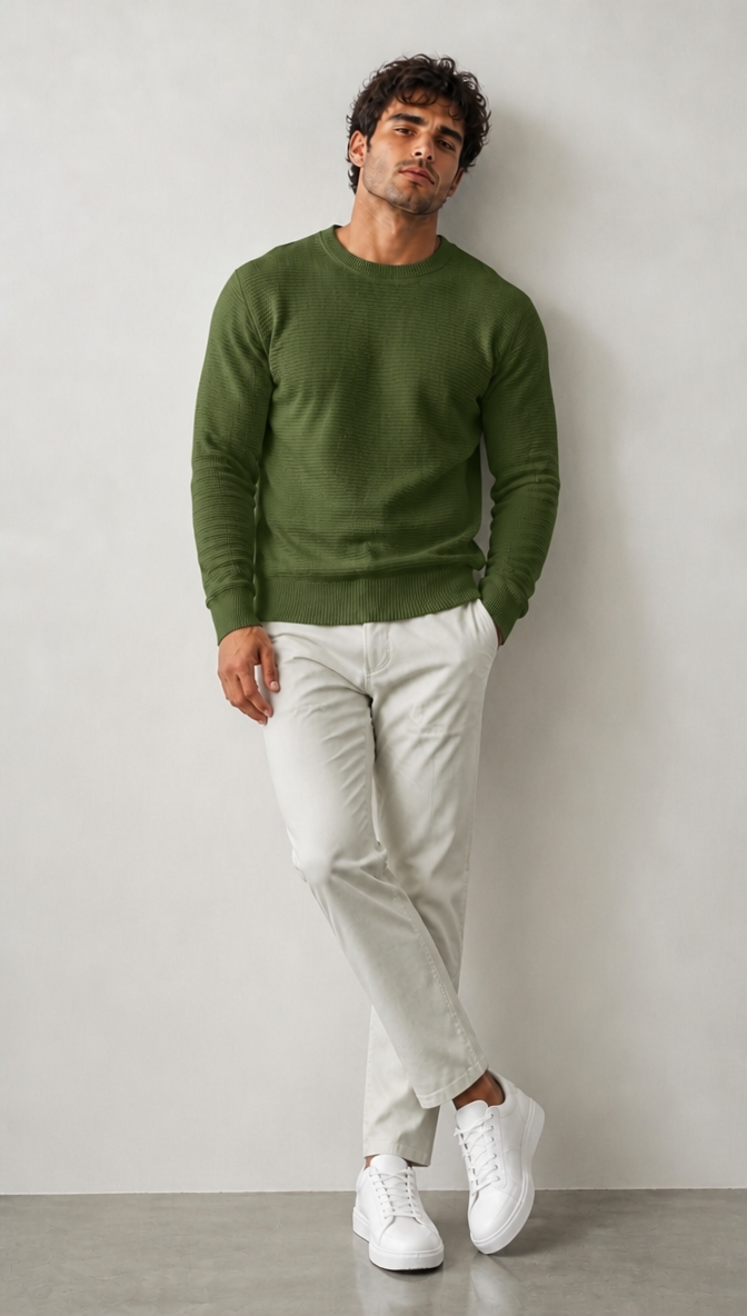 Men’s  Crew Neck Sweatshirt
