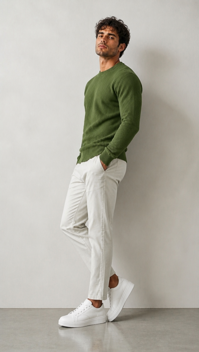 Men’s  Crew Neck Sweatshirt