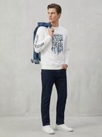 Men’s Printed Round Neck Sweatshirt
