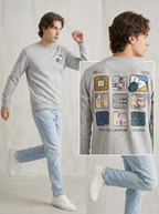 Men’s Printed Round Neck Sweatshirt