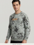 Men’s Printed Round Neck Sweatshirt
