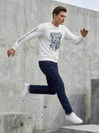 Men’s Printed Round Neck Sweatshirt