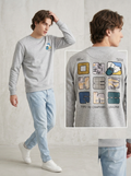 Men’s Printed Round Neck Sweatshirt
