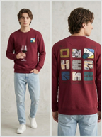 Men’s Printed Round Neck Sweatshirt