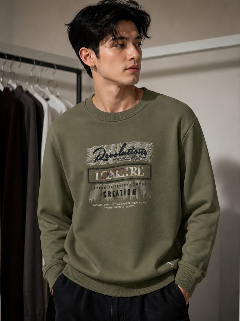 Round Neck Sweatshirt
