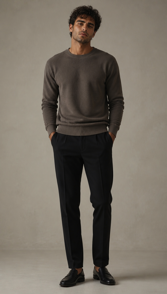 Men’s  Crew Neck Sweatshirt