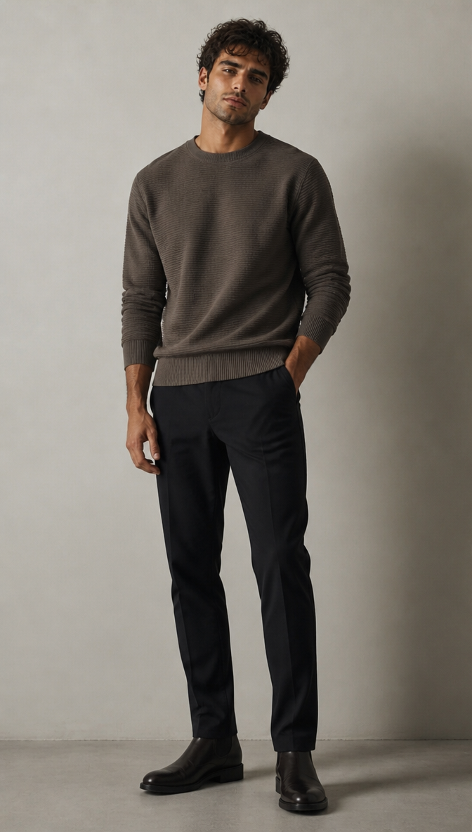 Men’s  Crew Neck Sweatshirt