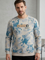 Men’s Printed Round Neck Sweatshirt