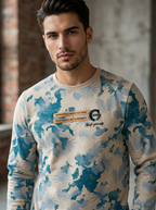 Men’s Printed Round Neck Sweatshirt