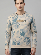 Men’s Printed Round Neck Sweatshirt