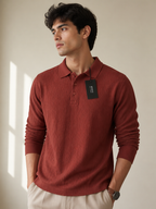 Men's  Full Sleeve Polo T-Shirt