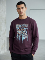 Men’s Printed Round Neck Sweatshirt