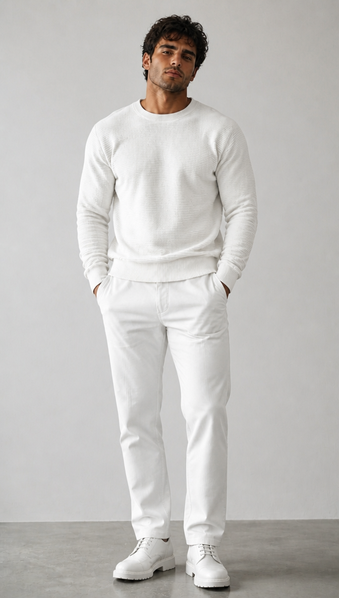 Men’s  Crew Neck Sweatshirt