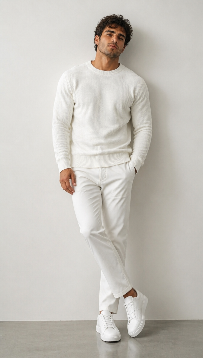 Men’s  Crew Neck Sweatshirt